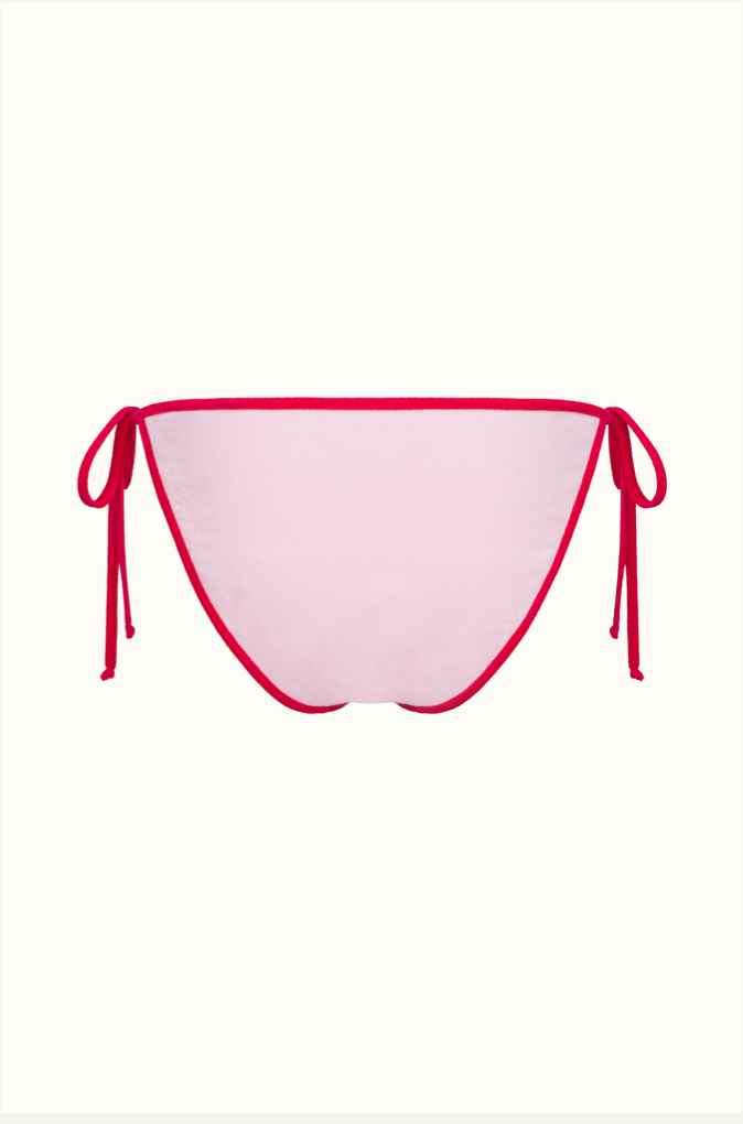 The Red Terry Tie-Me-Up Brief ~ Reversible