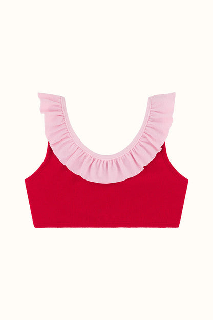The Mini Terry Frill Top